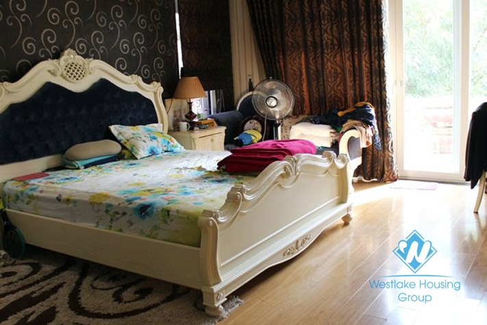 Furnished large villa with 4 bedrooms for rent in Ciputra, Westlake, Tay Ho, Hanoi, Vietnam